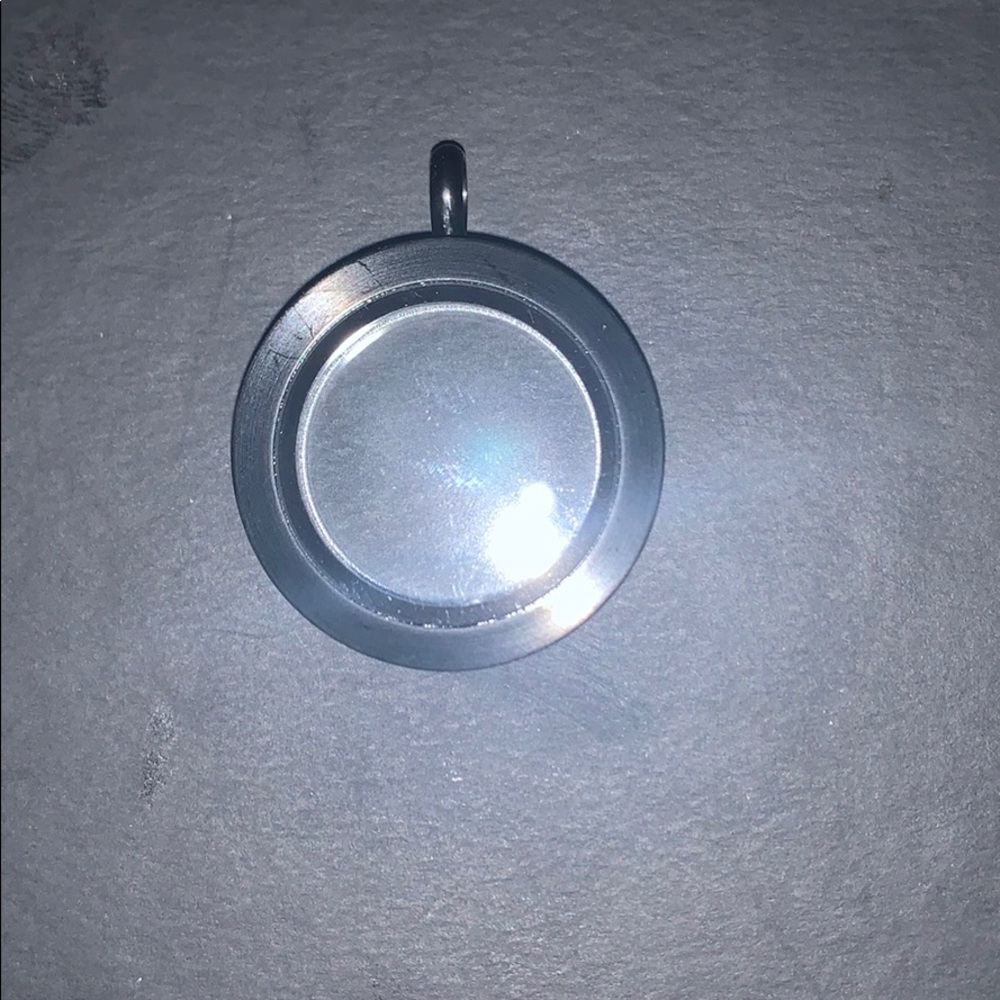 Medium black locket
